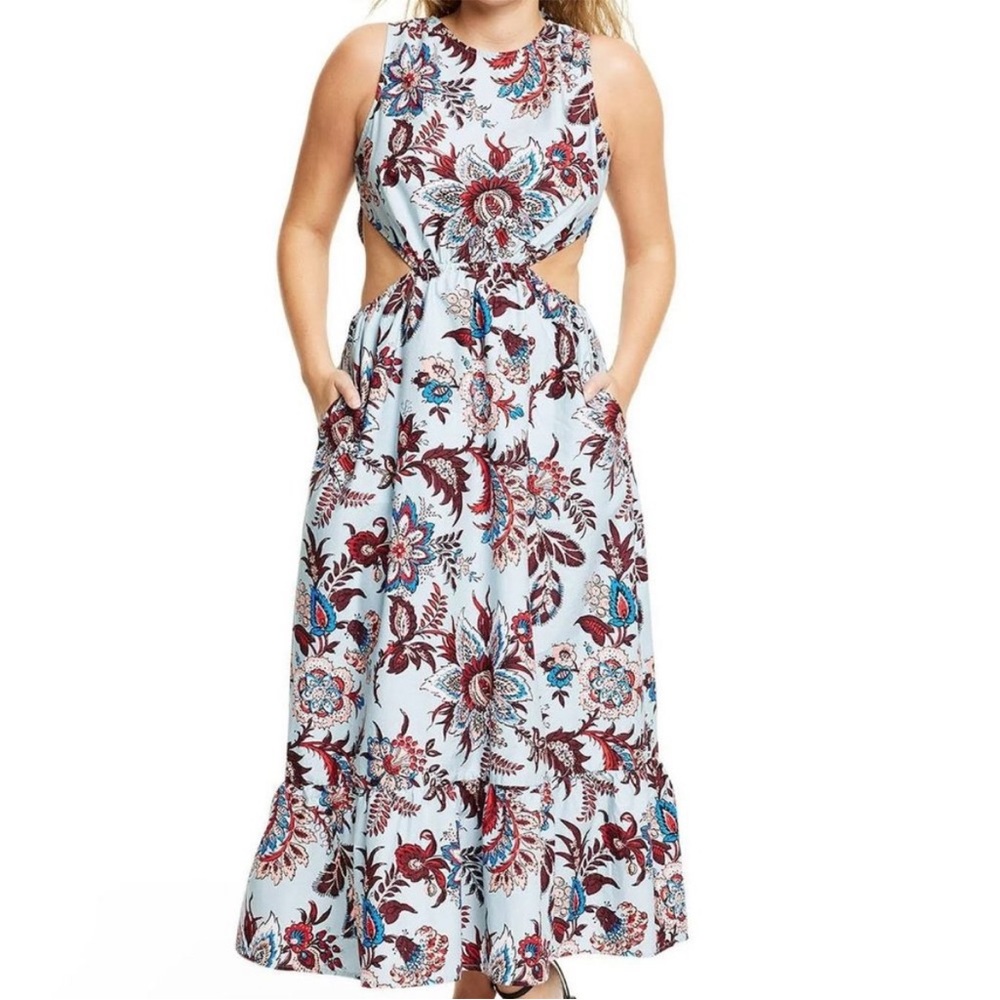 RHODE x Target Midi Dress with Cutouts